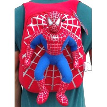蜘蛛侠 儿童毛绒书包背包双肩包