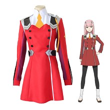 DARLING in the FRANXX 02 女主制服 鹤望兰 cosplay服装