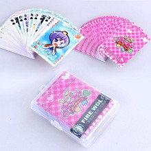 守护甜心 塑料PVC收纳盒硬盒装 扑克牌