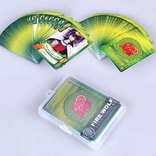 网球王子 塑料PVC收纳盒硬盒装 扑克牌