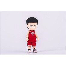正版 Q版灌篮高手 赤木刚宪红衣4号 真衣服可动手办