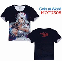 工作细胞 莫代尔全彩短袖T恤MQTU305