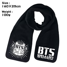BTS-防弹衣 保暖毛毛绒围巾围脖