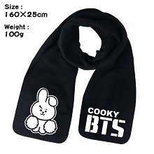 BTS-兔子 保暖毛毛绒围巾围脖