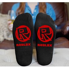 游戏ROBLOX 印花中筒袜子