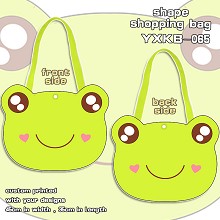 YXKB065-青蛙 表情包帆布异形挎包