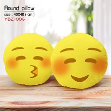 YBZ006-表情细毛绒圆形抱枕