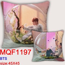 BTS明星 双面方抱枕45X45CM MQF1197