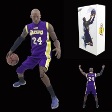 NBA 科比·布莱恩特 24号 紫衣 真衣服 可动手办模型