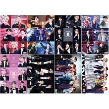 BTS组合 精装明星海报(8张一套)