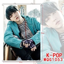 K-POP 白色塑料杆布画挂画(60X90)M...