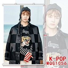 K-POP 白色塑料杆布画挂画(60X90)M...