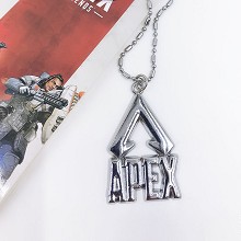 APEX英雄 银色带字母项链