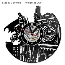 蝙蝠侠 创意挂画挂钟钟表（PVC材质）