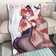 MT144-五等分的新娘 动漫超大貂绒毛毯150*200CM