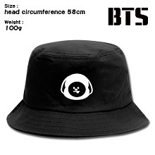 BTS丝印帆布渔夫帽帽子