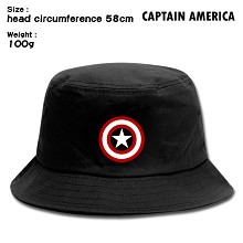 美国队长 丝印帆布渔夫帽帽子