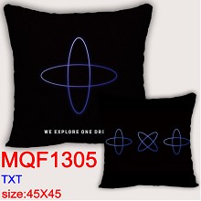 TXT 双面方抱枕45X45CM MQF1305