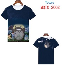 龙猫 欧码全彩印花短袖T恤 MQTO-2002