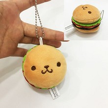 7CM日系可爱汉堡食物动漫游戏周边毛绒玩具公仔书包挂件吊饰(10个一套出)