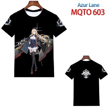 碧蓝航线 欧码全彩印花短袖T恤 MQTO 603