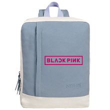 Black Pink韩版可爱学生女包双肩包休闲书包 蓝色