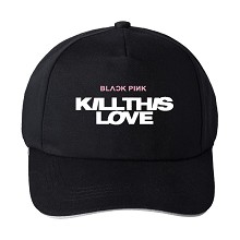 Black Pink 新专辑kill this love太阳帽 鸭舌帽 棒球帽 黑色