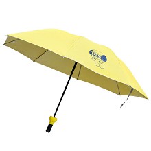 BTS防弹少年团瓶雨伞 糖果色折叠雨伞太阳伞 黄狗