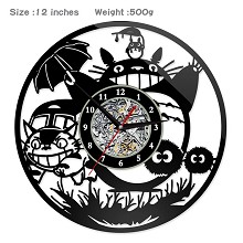 龙猫 创意挂画挂钟钟表（PVC材质）(不配电池)