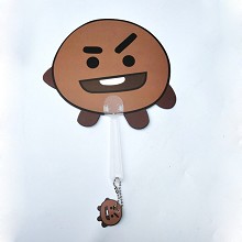 防弹少年团BTS BT21 SHOOKY PVC扇子胶扇