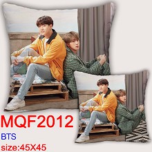 BTS 双面方抱枕45X45CM MQF 2012