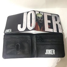 蝙蝠侠小丑JOKER 短款PU二折钱包