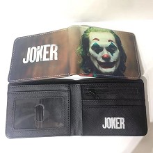 蝙蝠侠小丑JOKER 短款PU二折钱包