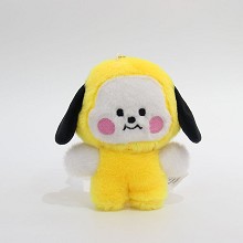4寸BTS黄狗毛料毛绒公仔(10个一套出)