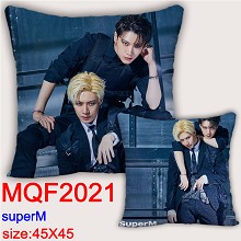 Super M 双面方抱枕45X45CM MQF2021