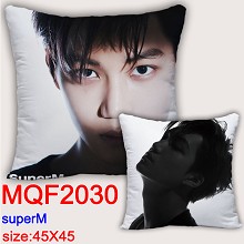 Super M 双面方抱枕45X45CM MQF2030