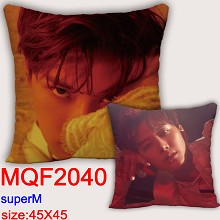 Super M 双面方抱枕45X45CM MQF2040