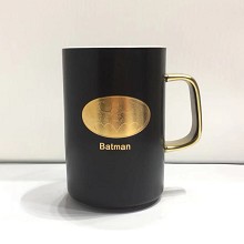 DC蝙蝠侠黑色简约 陶瓷杯子 马克杯