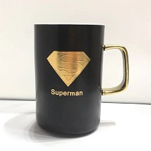 DC超人黑色简约 陶瓷杯子 马克杯