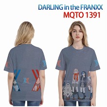 Darling in the Franxx 欧码全彩印花短袖T恤 MQTO 1391
