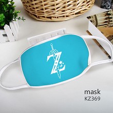 KZ369-塞尔达游戏彩印太空棉口罩
