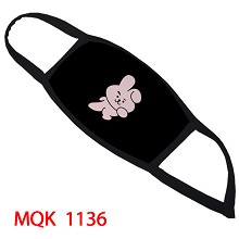 BTS 彩印太空棉口罩MQK 1136