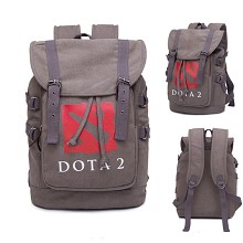DOTA2 帆布束口包水桶包双肩背包书包