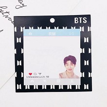 BTS RM便利贴 便签本 留言卡便利本标签记事本