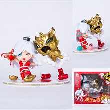 INK娘-舞狮少年 金色 盒装手办玩具