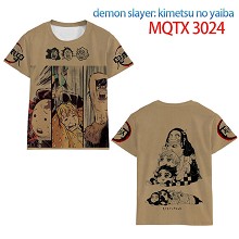 鬼灭之刃 莫代尔全彩短袖T恤MQTX3024