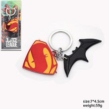 蝙蝠侠+超人钥匙扣