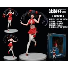 约会大作战 时崎狂三 泳装水着 胸部可脱 盒装手办